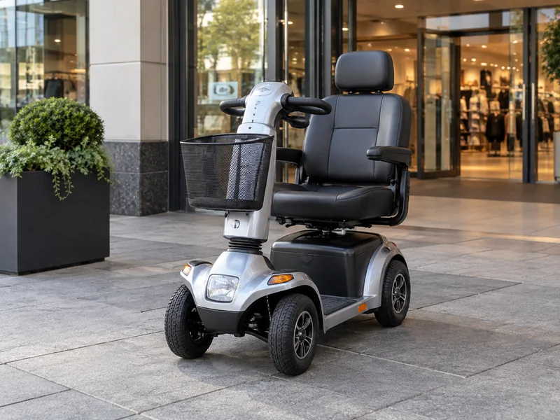 Engelli scooter alışveriş kullanımı