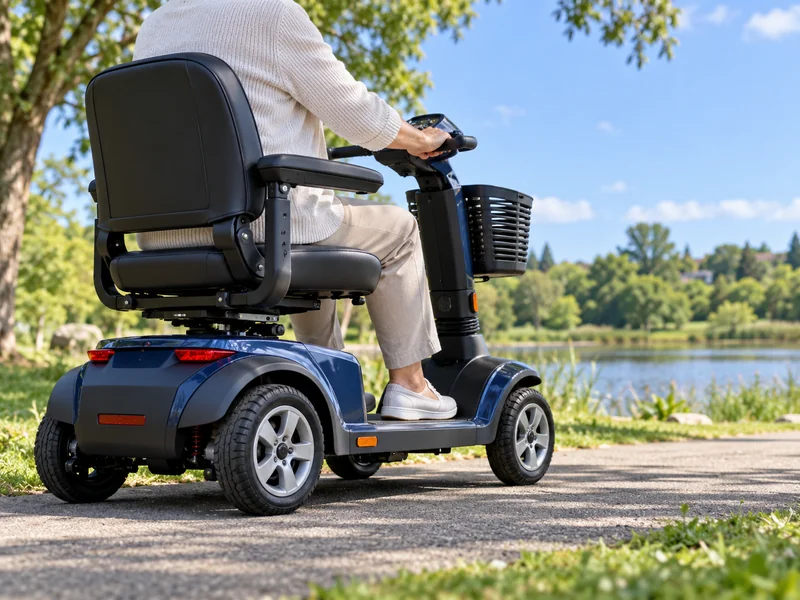 4 tekerlekli engelli scooter dış mekân